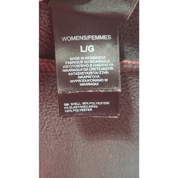 The North Face Jacket Hard Shell Fleece Lined pink zip front women's large - Picture 6 of 11